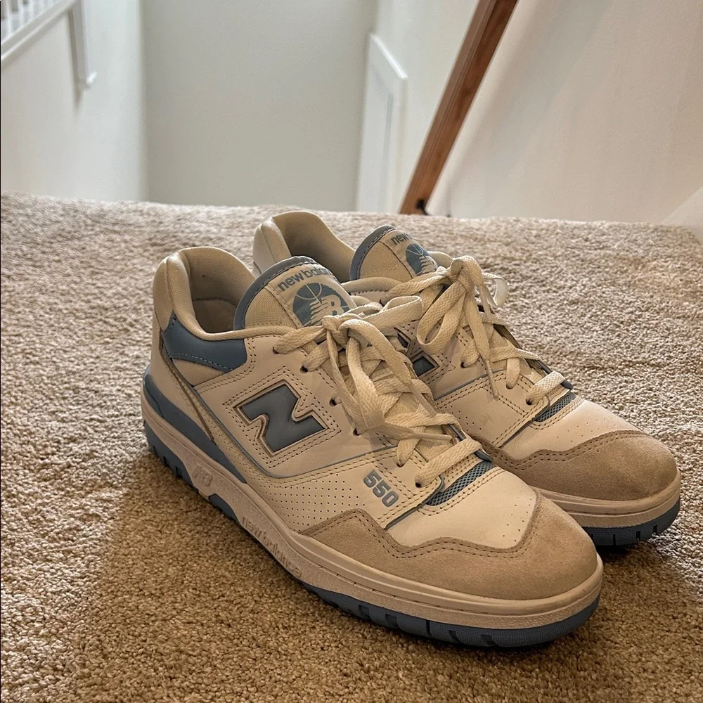 New Balance Men's Sneakers - “White Blue Haze” - Picture 5 of 6
